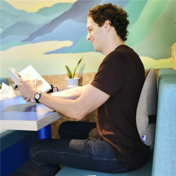 C CUSHION LAB Extra Dense Lumbar Pillow - Patented Ergonomic Multi-Region Firm - Picture 7 of 8